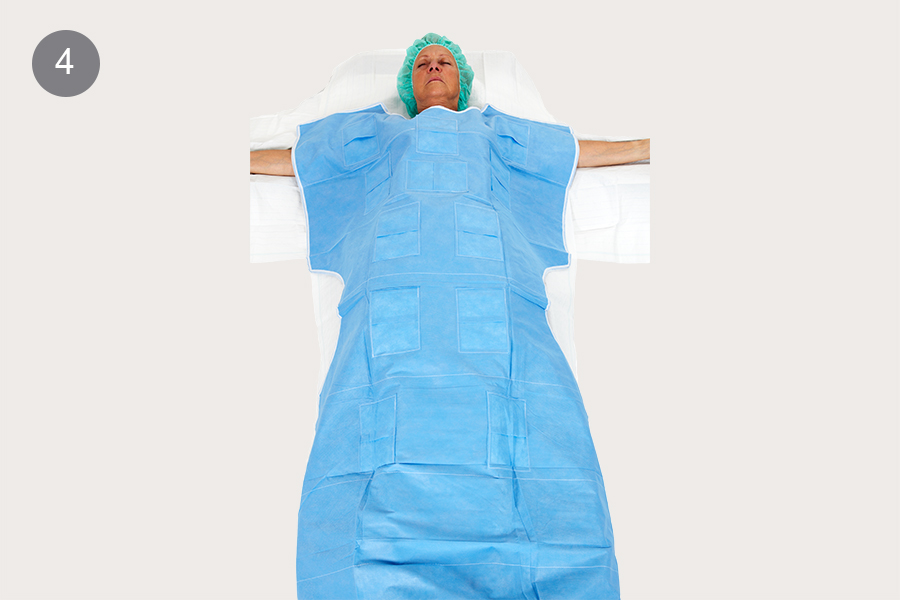 Schritt 4 der Anwendung von BARRIER EasyWarm